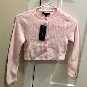 Tommy Hilfiger Cropped Top Kid Girls Little Preschool Long Sleeve.